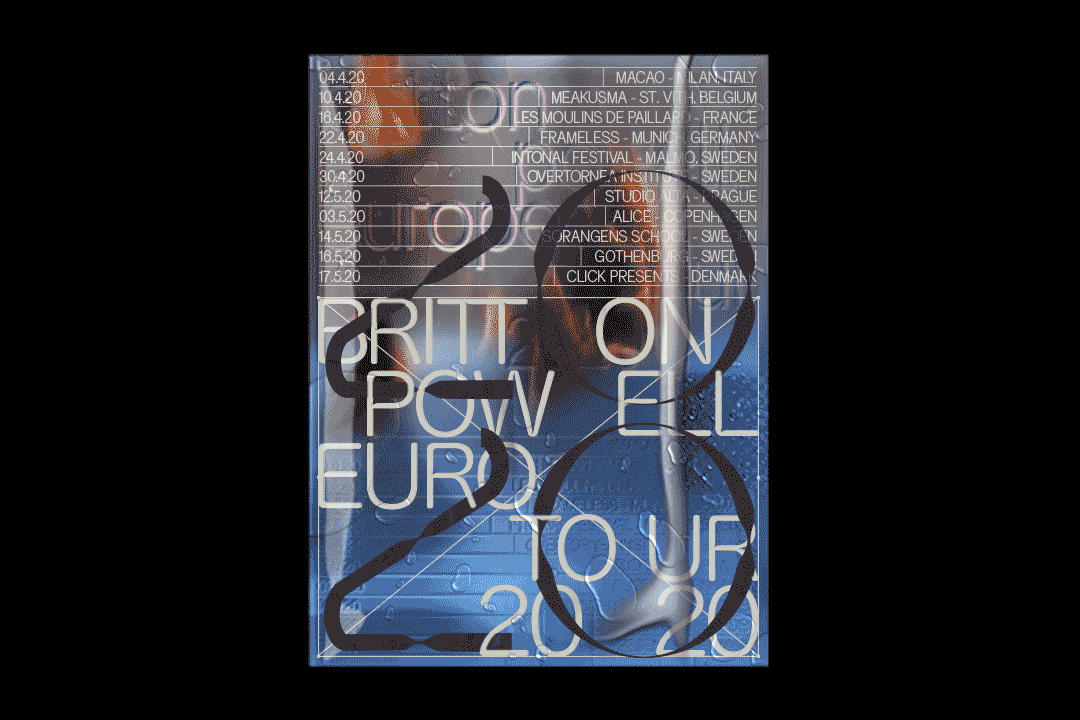 BRITTON POWELL – 2020 Euro Tour Poster